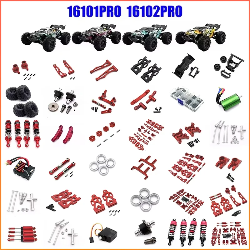 

SCY 16101 PRO 16102PRO SG116MAX RC Automotive Metal Aluminum Kit Steering Assembly Swing Arm Assembly Drive Shaft Tie Rod Parts