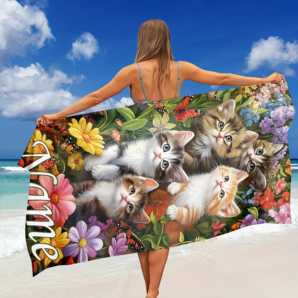 Cosmic Deep Sea Jellyfish Bath Towel Super Water Absorb For Beach Camping Holiday travel beach towel