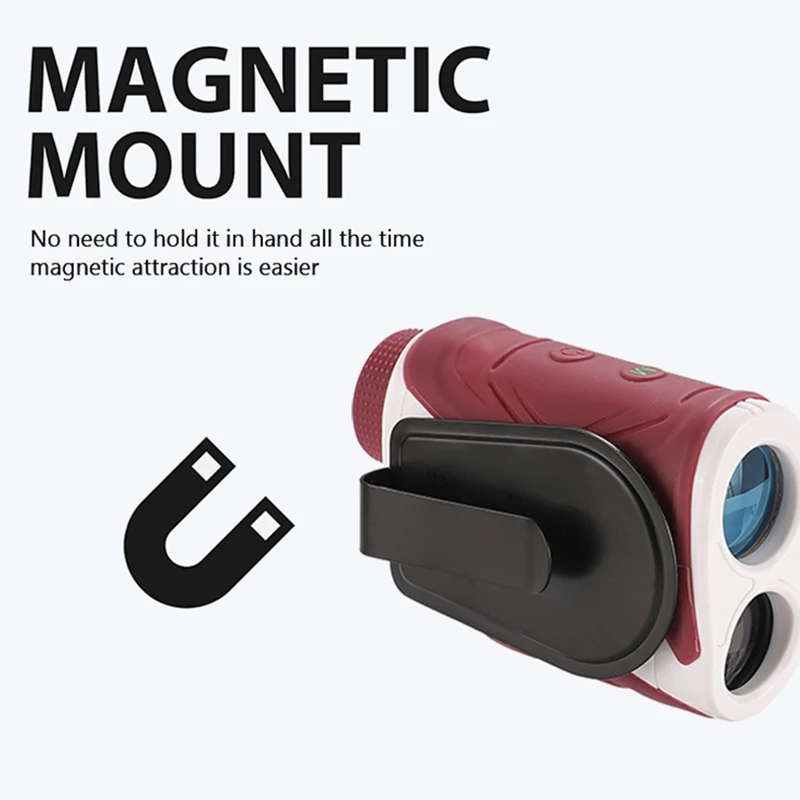 New 6X Monocular Golf Outdoor Laser Rangefinder Height Angle Distance Measurer Flagpole Locking Scan Multiple Mode Ranging Tool