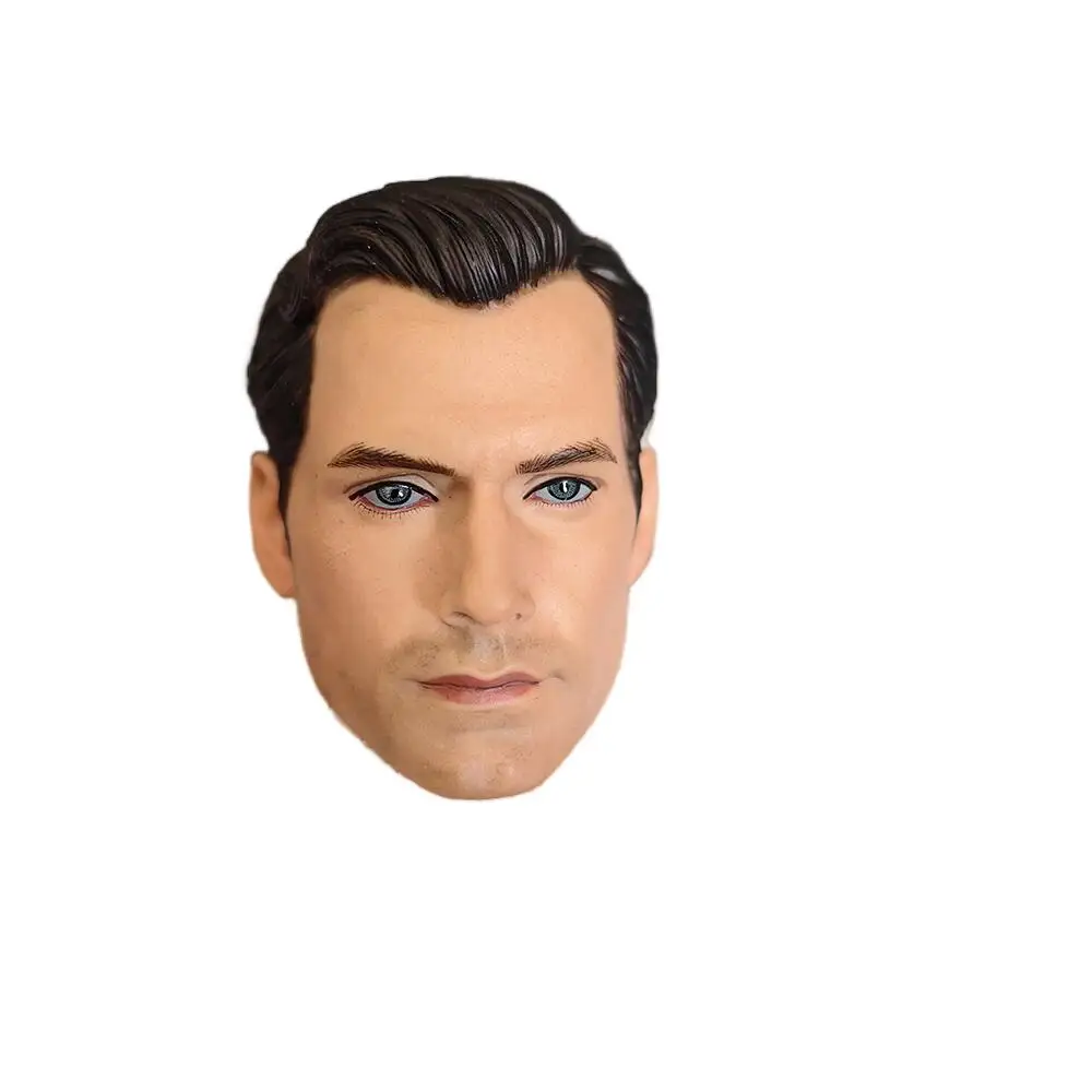 

1/6 Scale Head Carving Henry Cavill Film Television Male Soldier Star PVC Head Curly Hair 12Inch Action Figure Body Doll