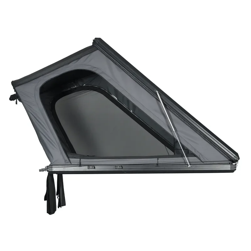 Roof Top Tent Hard Shell with Rack Four-Season Waterproof Canvas 4x4 Offroad Portable Ladder Included