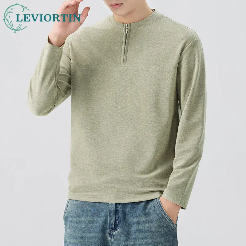 

2025 Spring and Autumn New Fashionable Trendy Brand Sportswear Men's Versatile Loose American Retro Trendy Grey Green T-shirt