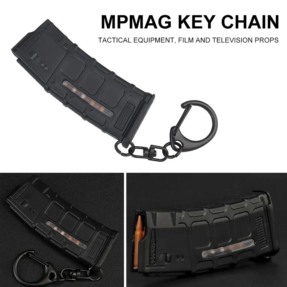 Mag Mô Hình Mini Móc Khóa Chiến Thuật Ba Lô Đồ Trang Trí 5.56Mm Tạp Chí Trang Trí Móc Khóa Bóng Sơn Phụ Kiện Ngoài Trời Dụng Cụ
