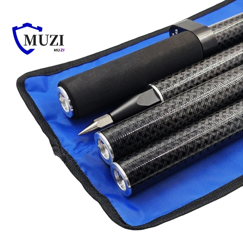 High Quaity 100% Carbon Fibre GPS RTK Pole 2m Four-section Measuring Rod Carbon Fiber Extension Prism Pole 4 Poles 32mm Diameter