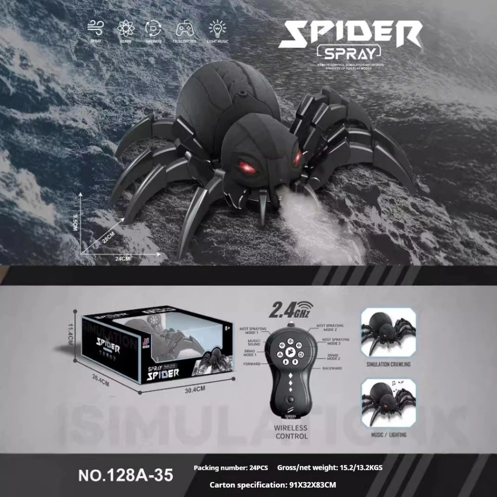 Afstandsbediening Spuiten Insectenspeelgoed Bijenspin Libel Octopus Kindercadeauspeelgoed Educatief Interactief Speeltijd