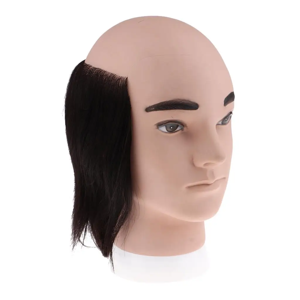 Hairdressing Mannequin Head with Human Hair Practice Head for Salon Braiding and Hair Styling Training