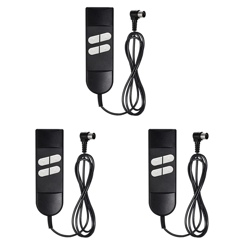 

【RECOMMEND】3X сменный электрический пульт дистанционного управления для дивана, 5-контактный 4-кнопочный пульт дистанционного управления для силового кресла для OKIN LIMOSS Pride Golden Berkline