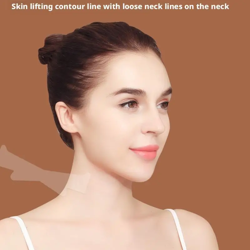 5/10/20 piezas pegatinas de levantamiento de cara y cuello, parche transpirable impermeable para arrugas, cuidado de la piel, barbilla, cara, cinta adhesiva Invisible A2L9