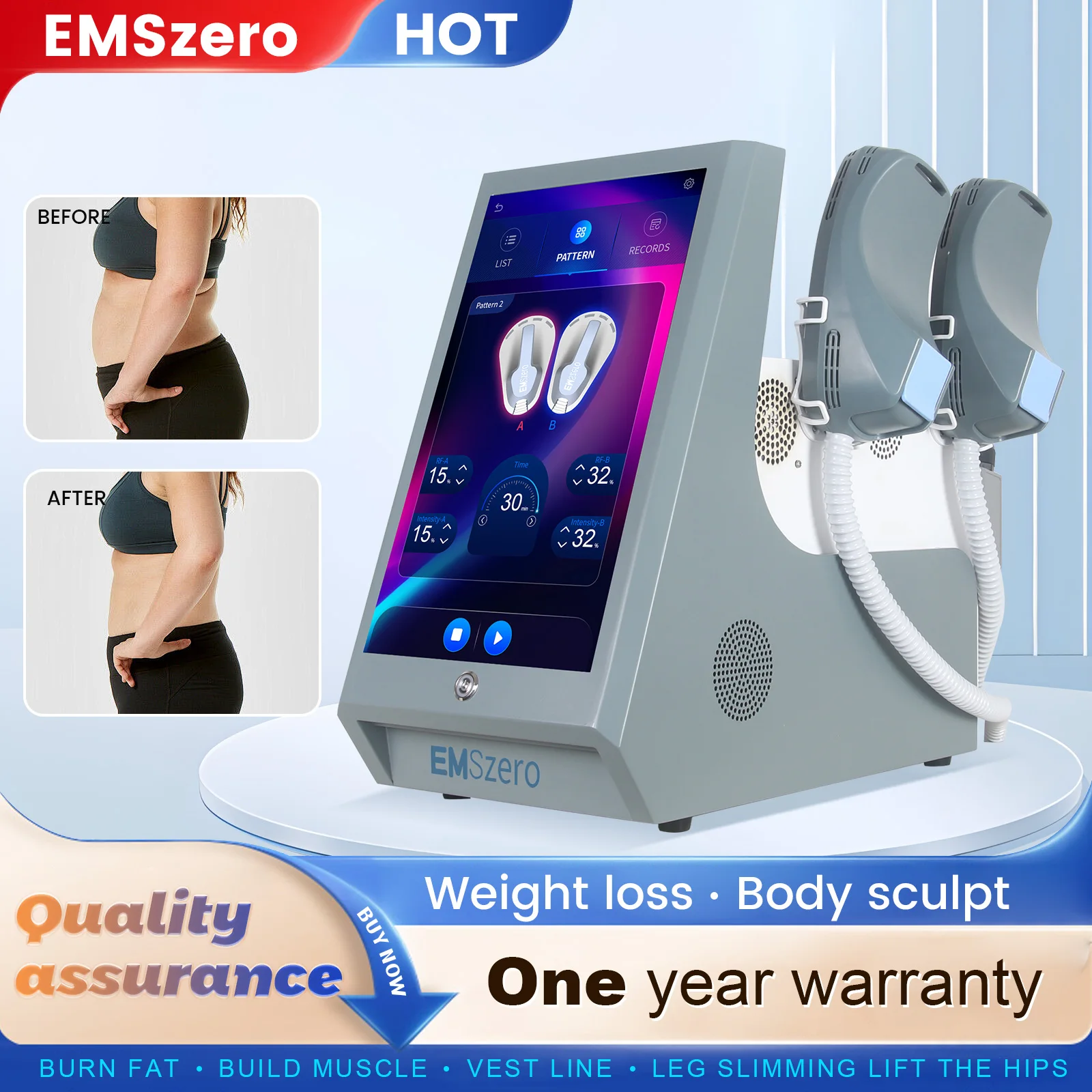 ems zero machine Sculpt Machine 2025 15tes NEO Body Contouring Machine EMS Body Sculpting Shaping Weight loss