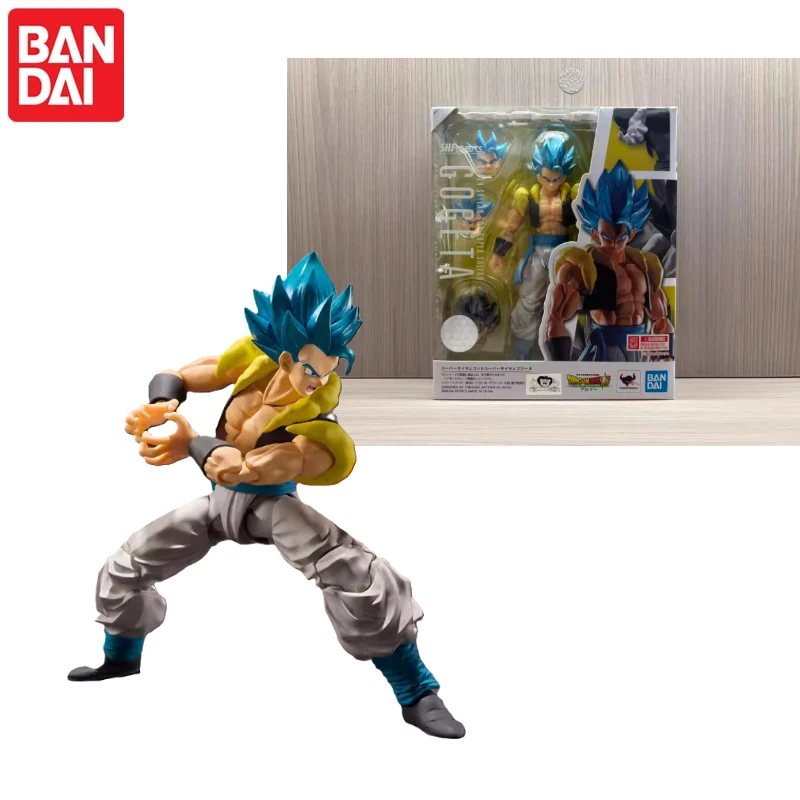 

In Stock 100%Original BANDAI S.H.Figuarts Dragon Ball Super Gogeta Super Saiyan God Super Saiyan Blue Action Figure Toys