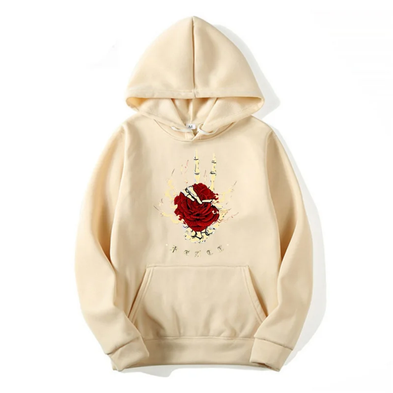 2025 fashion trend casual loose high-quality skull print unisex sweatshirt