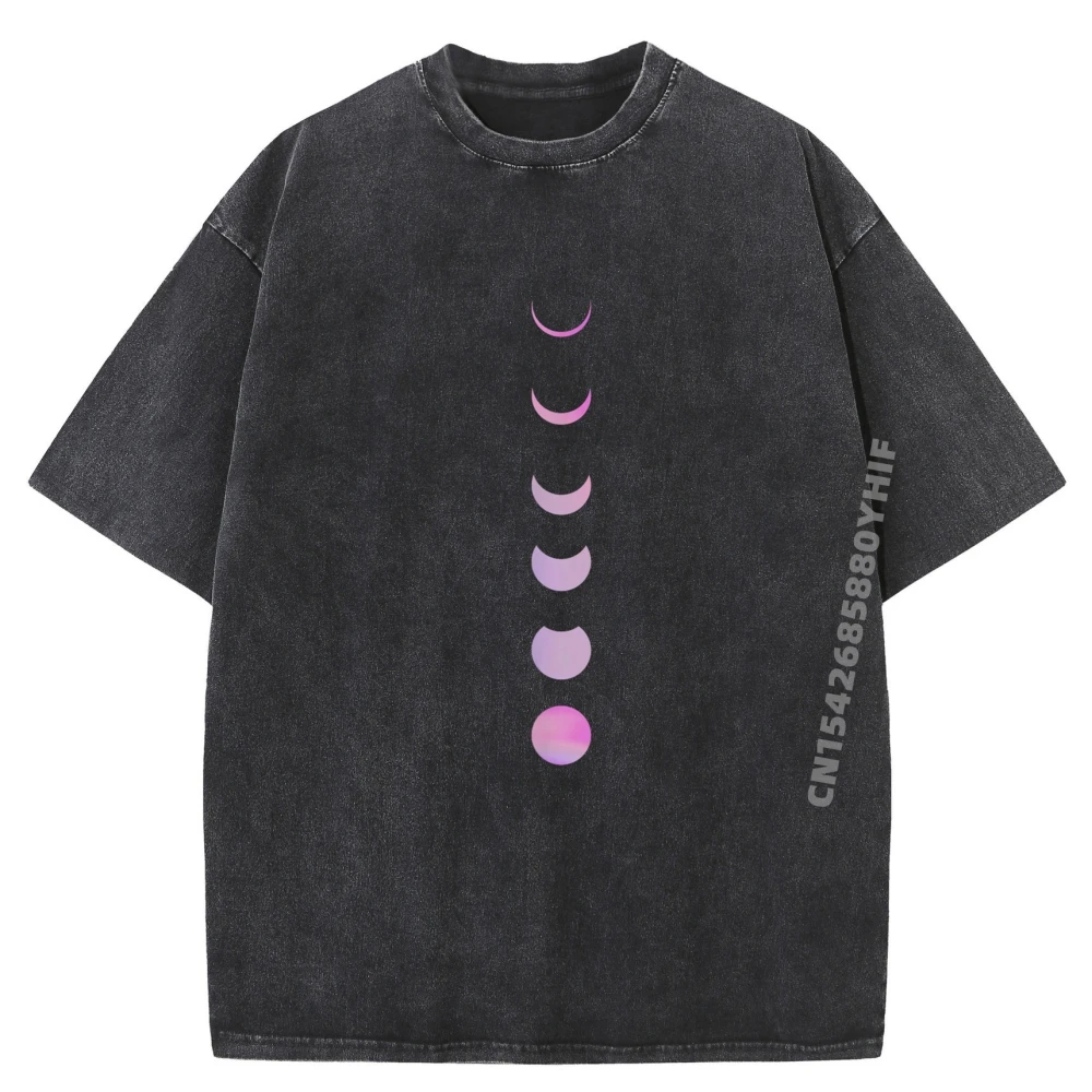 

Phase Cresent Moon Lunar Full Astronomy Selenophile Camisas Basicas Hombre Роскошная одежда Мужская корейская модная стираная рубашка