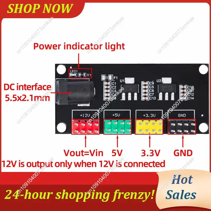 Daily Sale Multi-Channel Output Voltage Conversion Module Voltage Conversion Module 3.3V 5V 12V