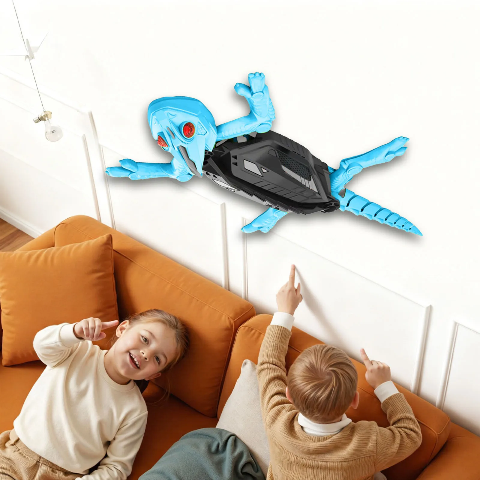 

Remote Control Gecko Car Climb Wall Stunt Toy 200mAh Rechargeable Lizard Robot Cool Crawling Animal Gift for Boys Girls Kids