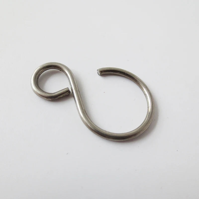 Gancho de suspensão de aço inoxidável com fecho em S