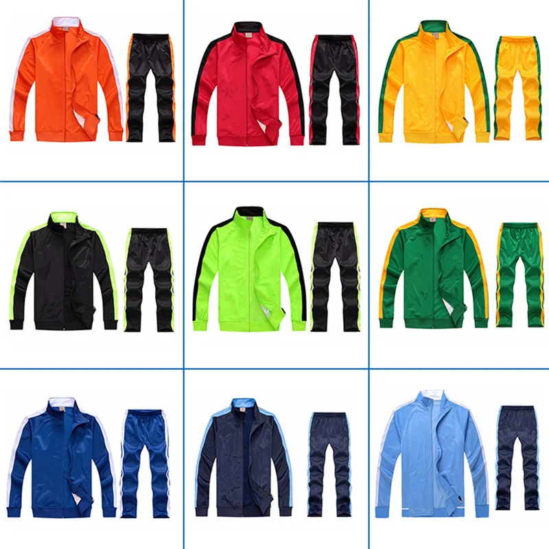 custom logo sports uniform Kids Basketball sportswear Customized Adults Sports Suit Youth Football Training Set printing logo view 4