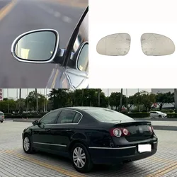 Auto Left Right Heated Wing Rear Mirror Glass for VW PASSAT B6 2007-2011 JETTA V 2006-2011 GOLF MK5 3C0857521 3C0857522