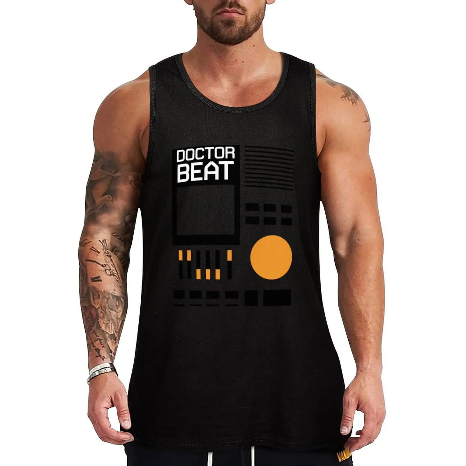 Dr Beat Metronome Tank Top T-shirt Men's gym cute tops