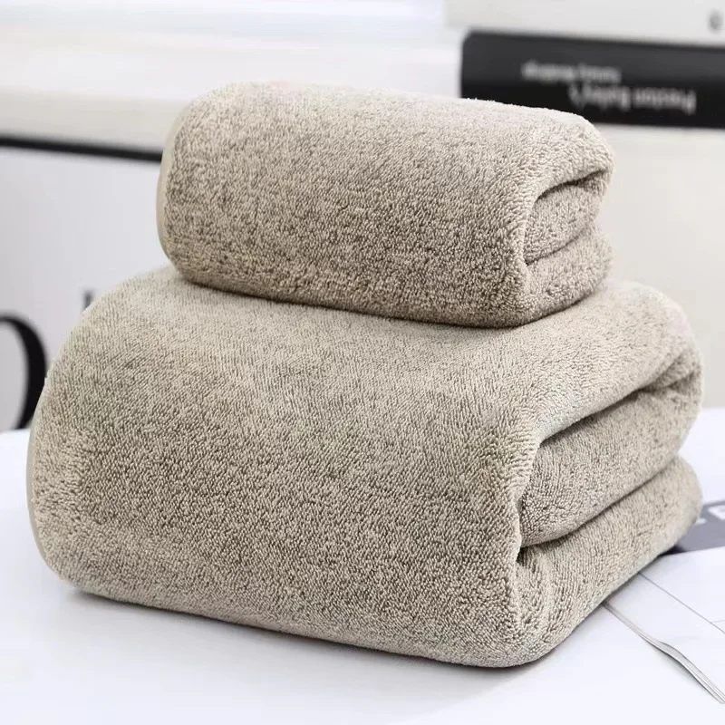 Simple Design Coral Fleece Towel Set Quick-Drying Soft Absorbent Towel Set for Bathroom Shower Hand Towel High Quality Towel