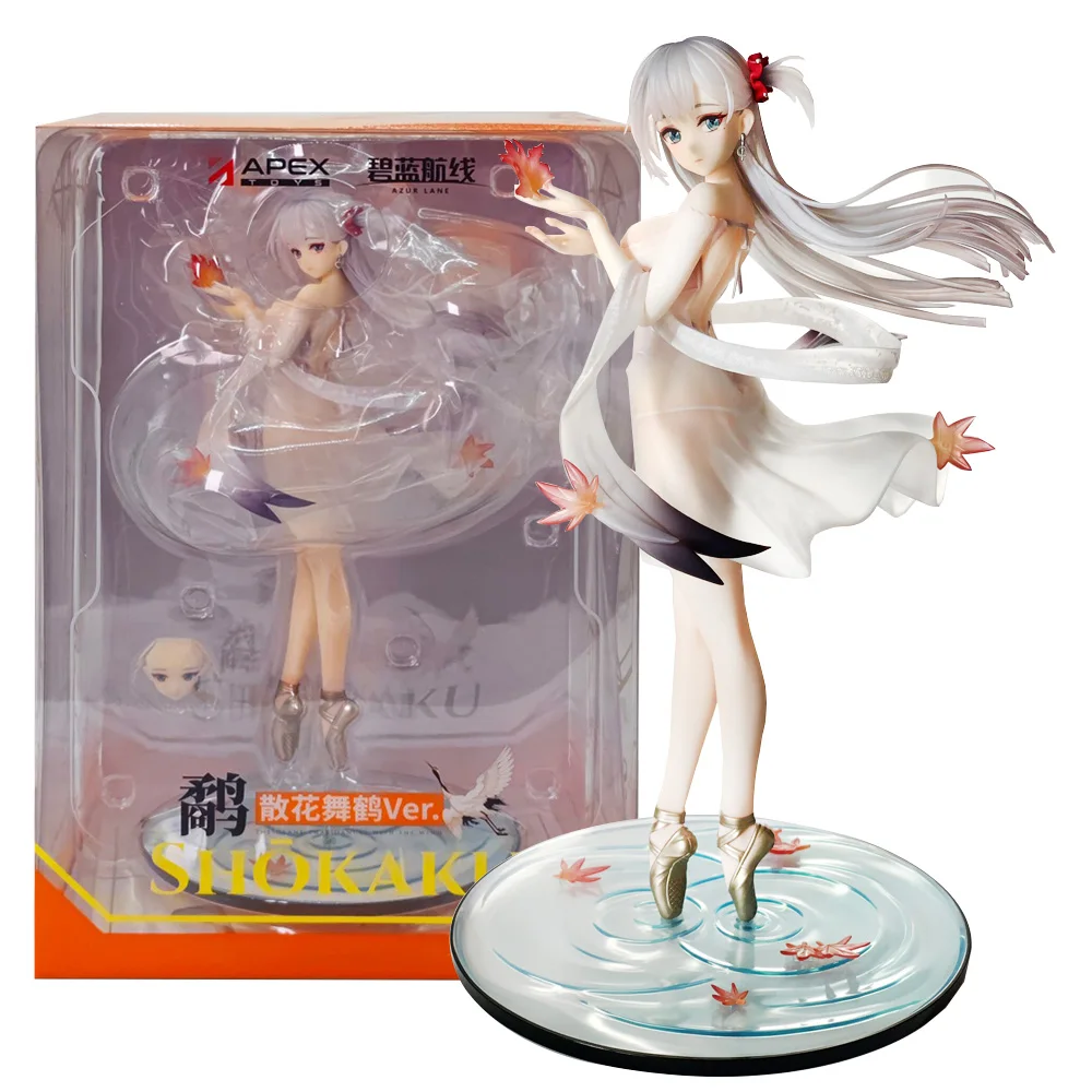25CM Anime Azur Lane Shoukaku Figure 1/7The Crane that Dances With the Wind Ver Model Toy Doll Action Figure PVC