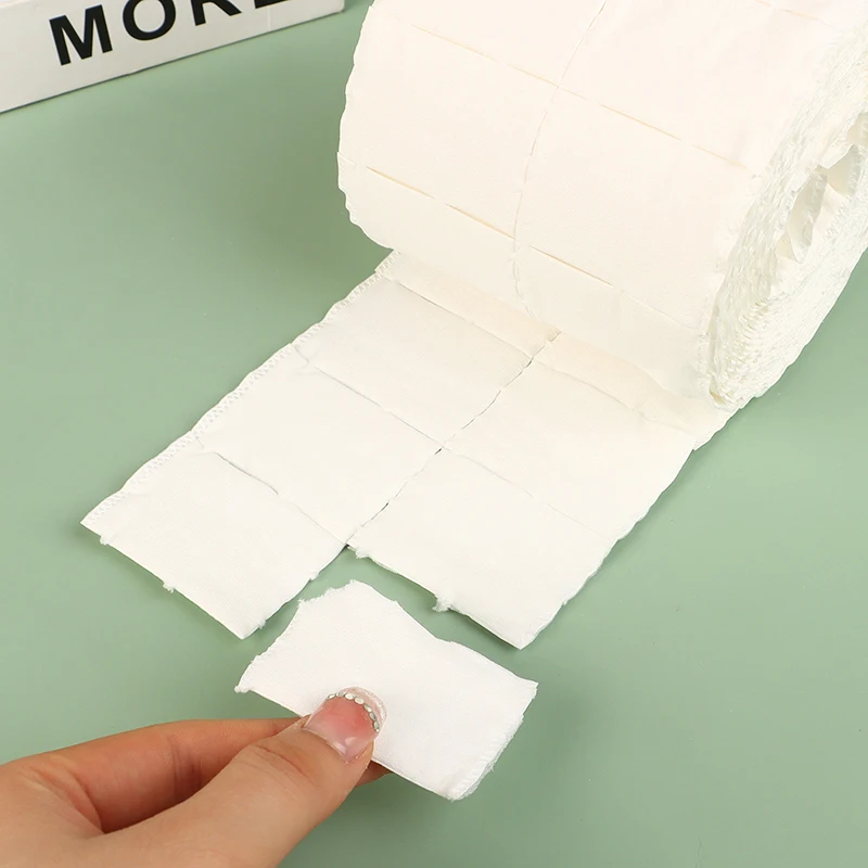 500/300 قطعة/لفة مسمار القطن مناديل UV هلام مسمار نصائح مزيل طلاء الأظافر الأنظف ورق الوبر وسادة نقع مسمار الفن تنظيف مانيكير أداة