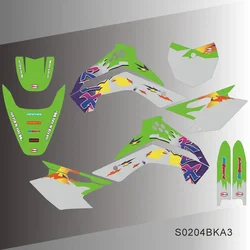 For KAWASAKI KLX140 KLX 140 2008 2009 2010 2011 2012 2013 2014 2015 2016 2017 2018 2019 2020 Graphics Decals Stickers Background