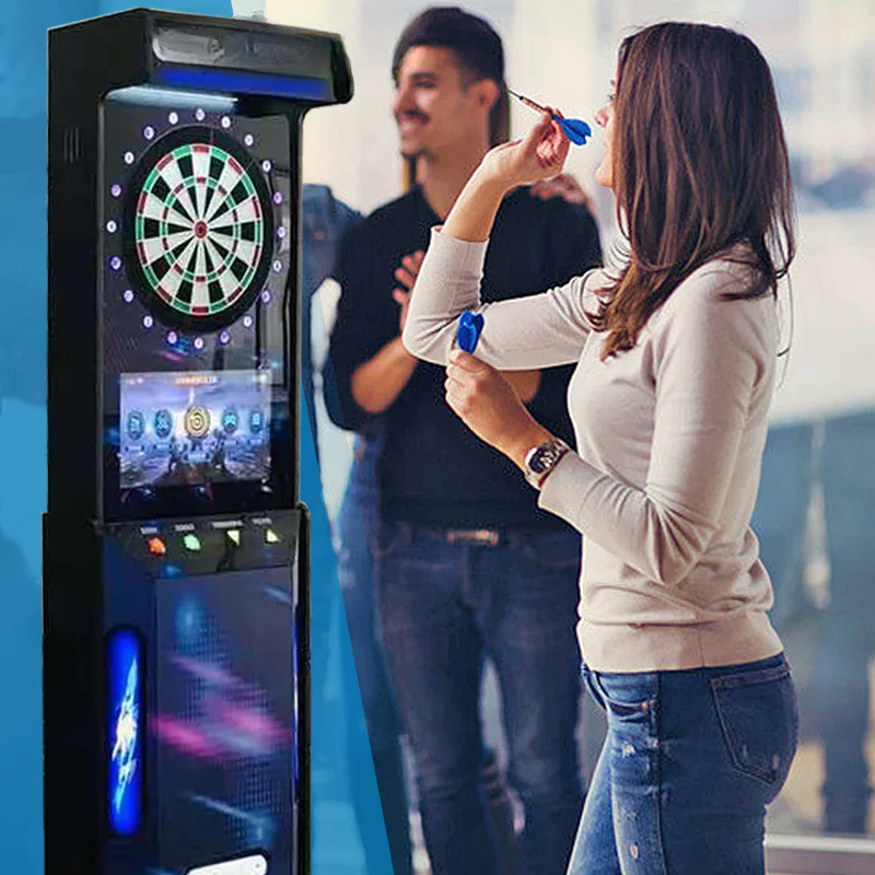 

Fully automatic computer dart machine, coin-operated cabinet type, electronic dart board, flexible indoor