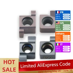 10PCS 6GR 7GR 8GR 9GR Inside Groove Carbide Turning Inserts 050/075/100/150/200/250/300 Suit for Grooving Turning Tools SNGR
