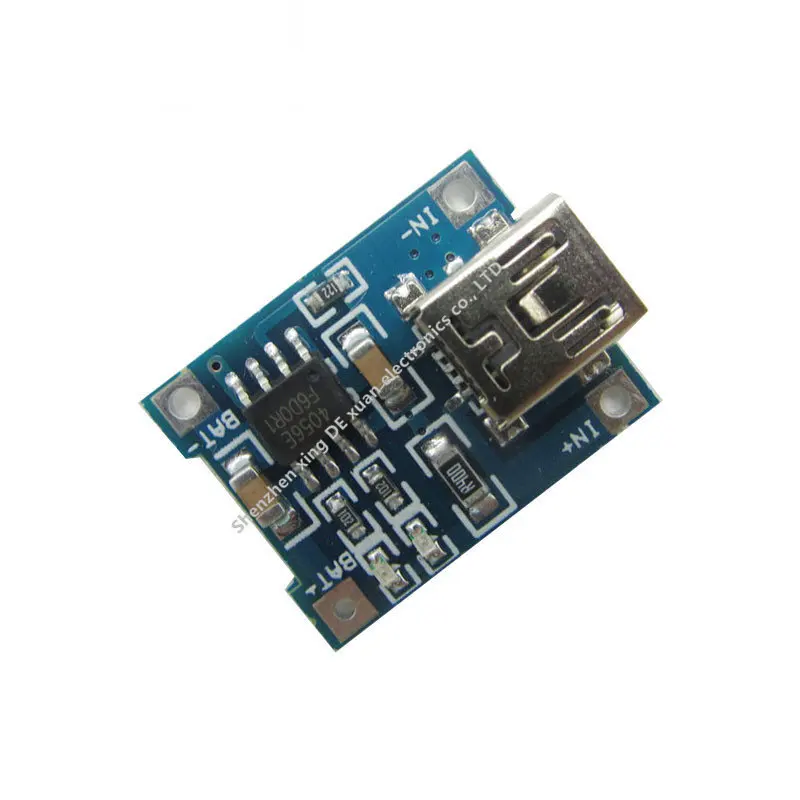 MXW 10pcs 5V MINI USB 1A 1000mA Lithium Battery Charger Board Module TP4056 18650 Plate Interface  Li-ion