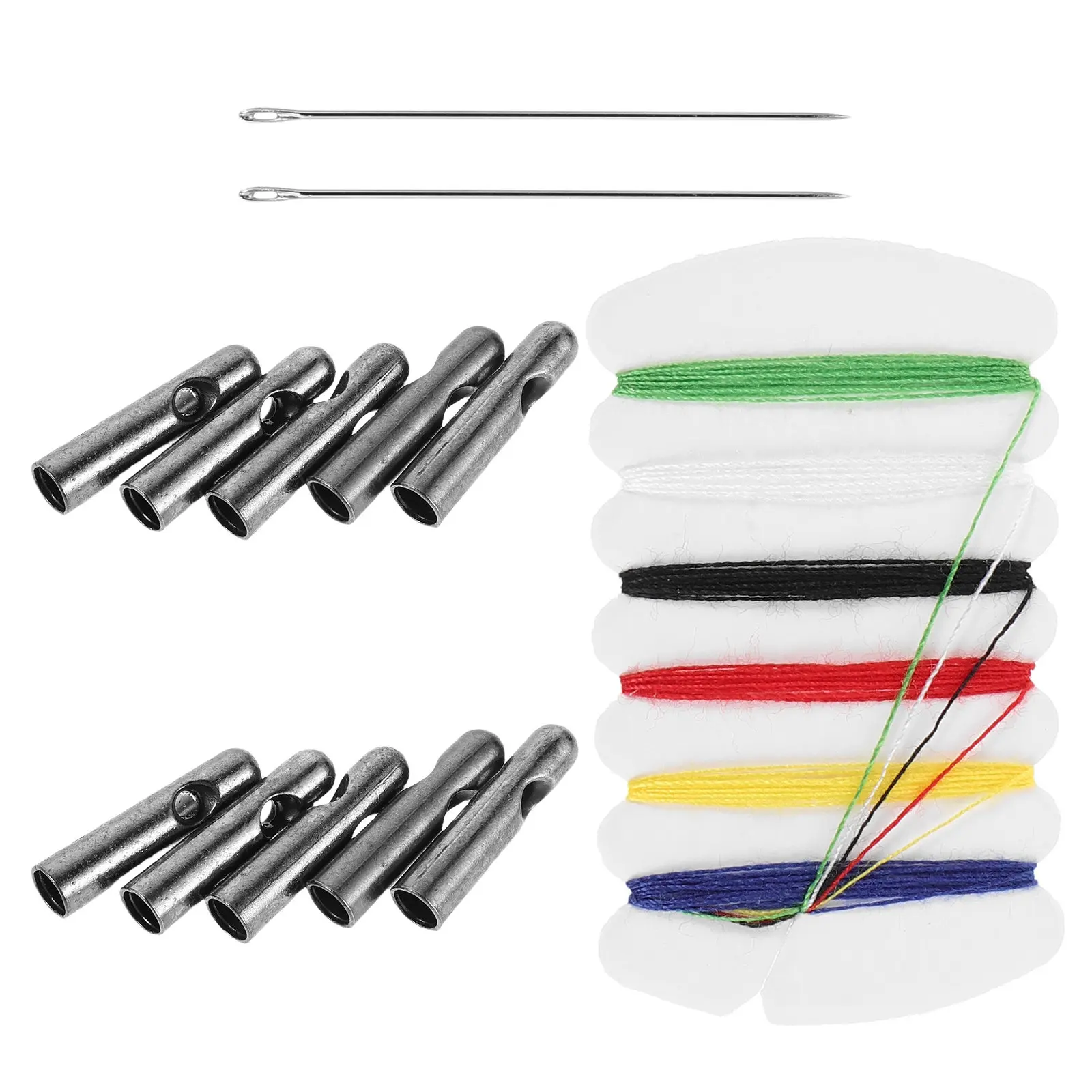 10Pcs Metal Umbrella Tail Beads Premium Repair Kit Folding Umbrella End Tips Replacement Parts for Canopy Frame Ribs Market