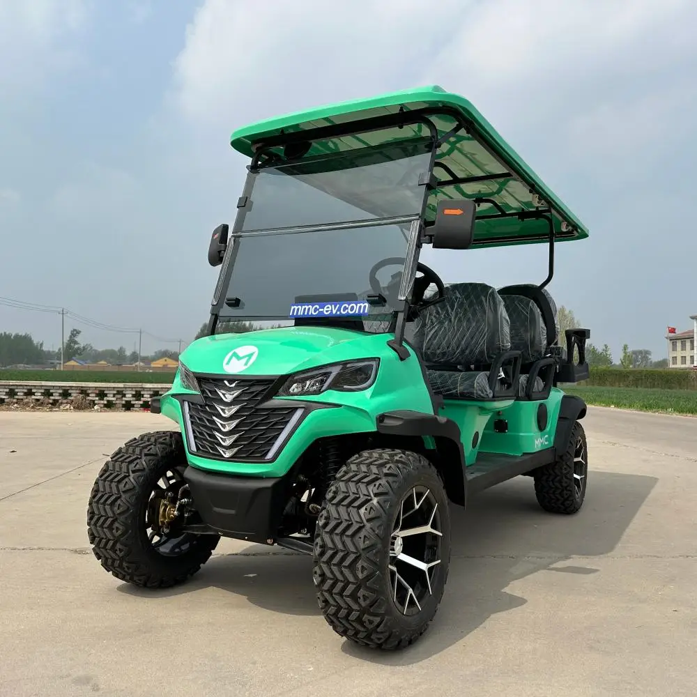 CE DOT New Design Electric Personal Golf Cart 72V Lithium Battery 2 4 6 Seats Hunting Model Golf Cart