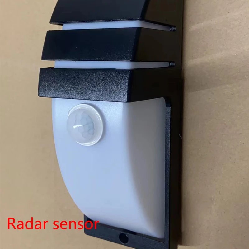 Lampada da parete impermeabile a Led per esterni sensore di movimento Radar Courty Garden portico Light 30W ad alta luminosità AC110V/220V