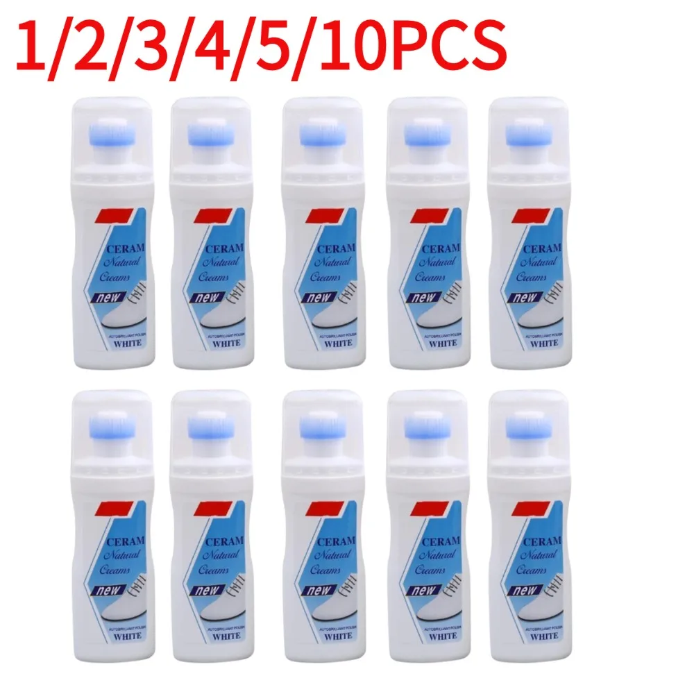 100ml White Shoe Cleaner Shoe Brightening And Stain Cleaning Stain Free And Whitening Removal Agent White Remover Wipe Wash I6L5