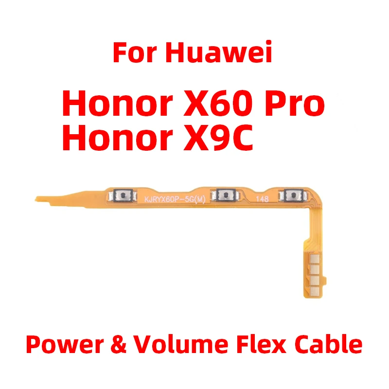 For Huawei Honor X60 Pro Power ON OFF Volume Camera Key Button Switch Flex Cable Replacement