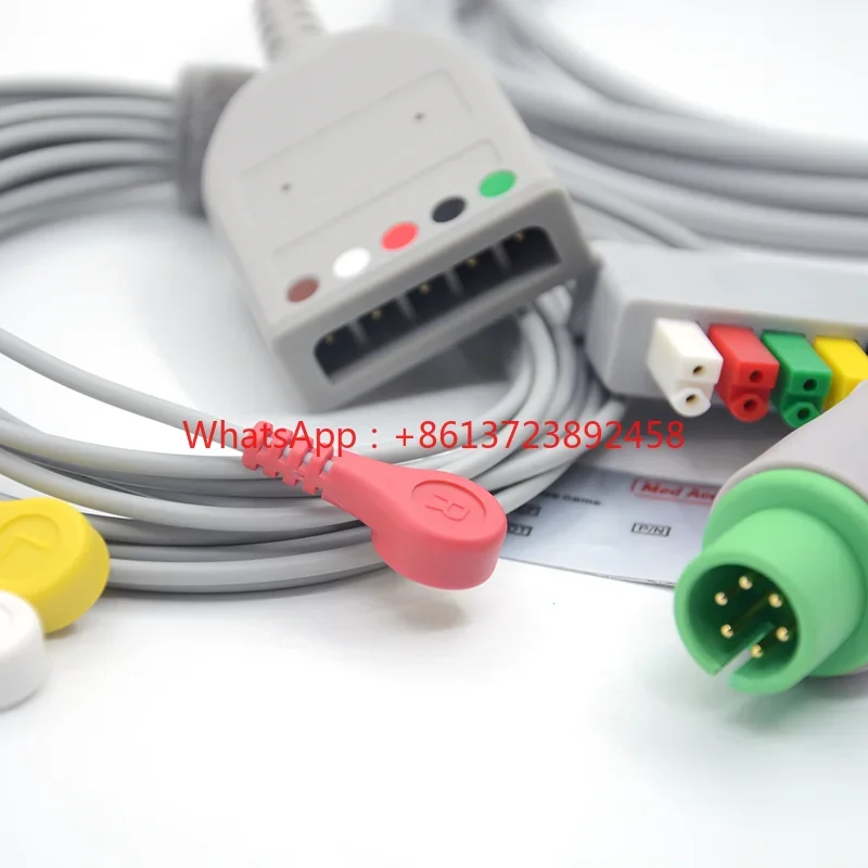 

Lead wires Medical Accessory Hospital Use Compatible Mindray Electrode 5 Leads cable