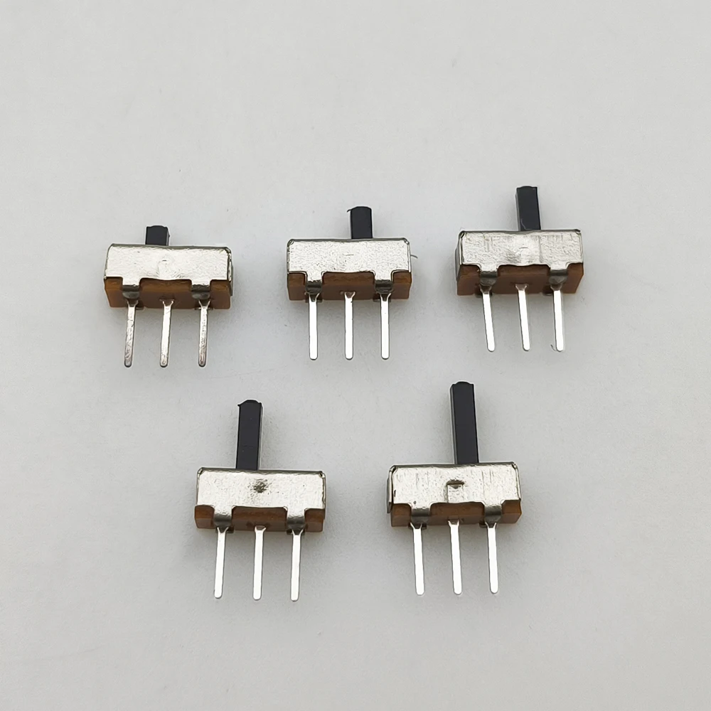 20/50/100Pcs SS12D00 3Pin Toggle Switch 1P2T 2 Position SS12D00G2 DIP Slide Switch Handle length:2mm/3mm/4mm/5mm/6mm