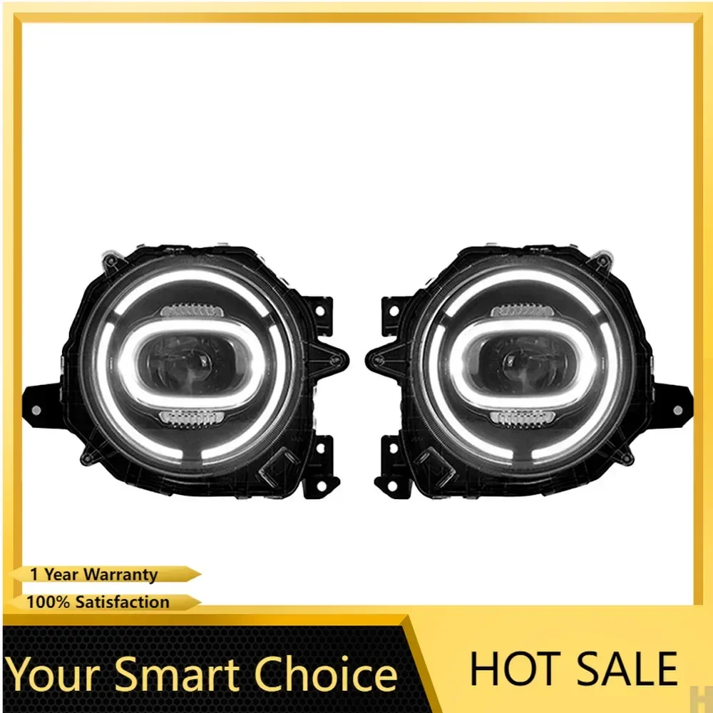 

Модифицированный автомобильный передний фонарь для Suzuki Jimny 2019-2023, светодиодная автоматическая фара в сборе, обновление W463, Стайлинг, бифокальная линза, аксессуар для инструмента