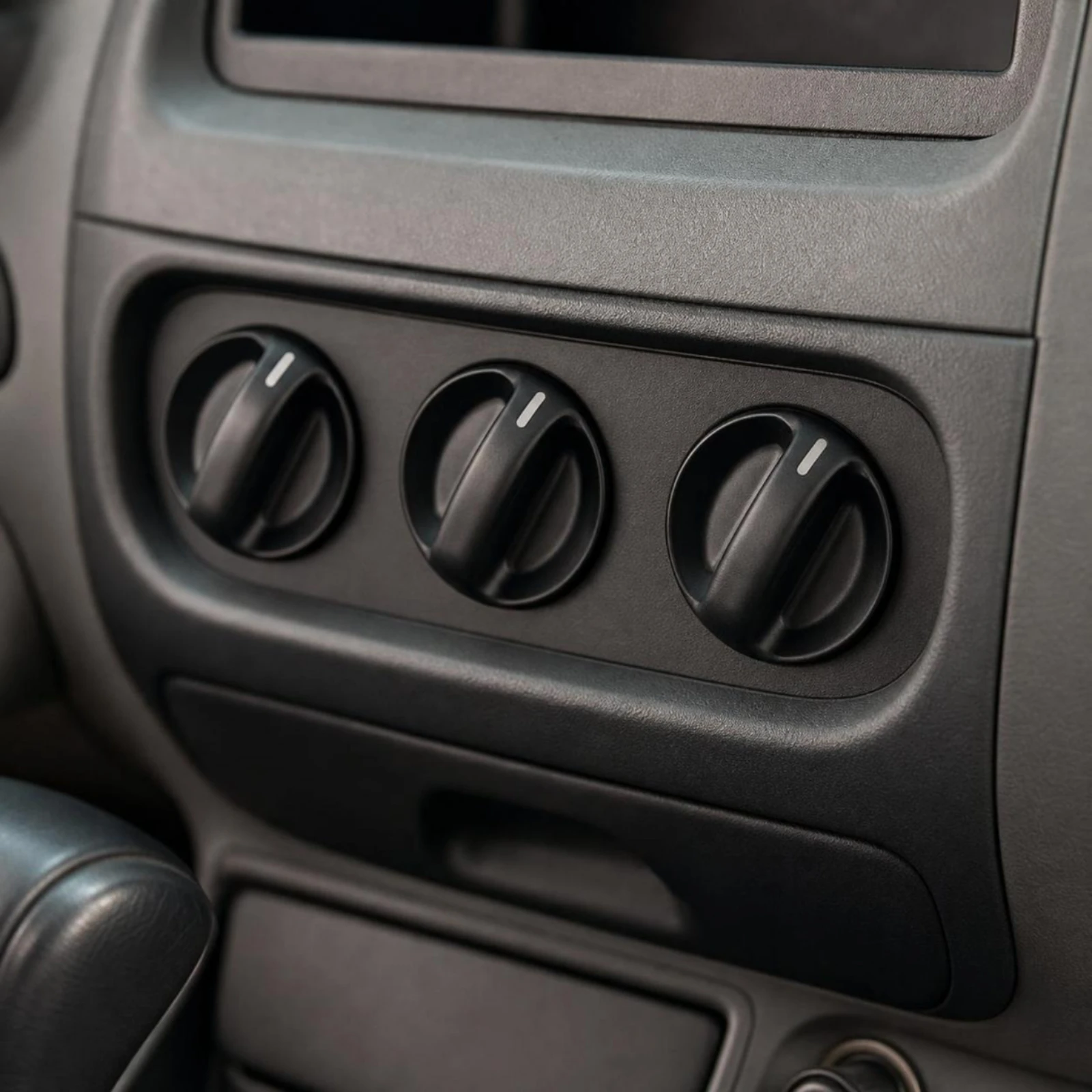 3 Pieces Heater Control Knob Long-Lasting A/C Control Knob Long Service Life Non-Slip for Car Owners, Dashboard