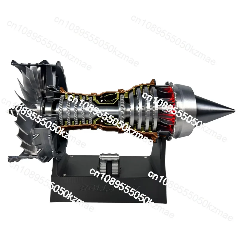 

Модель авиационного двигателя A380 Trent 900 | Лезвие турбовентилятора в масштабе 1/16, электрический орнамент в подарок (готовый продукт/набор «сделай сам»)