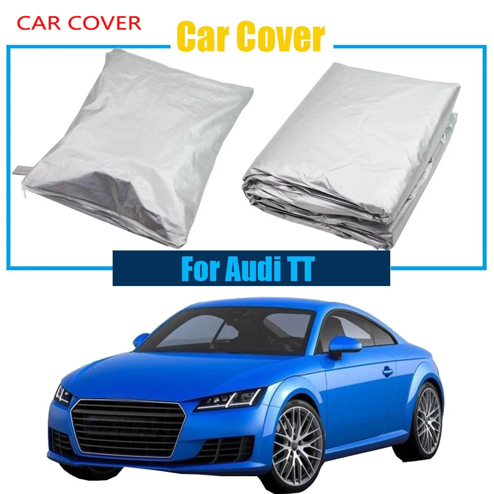 

Full Car Cover Anti UV Rain Snow Sun Resistant Car Sun Shade Accessories Dustproof For Audi TT