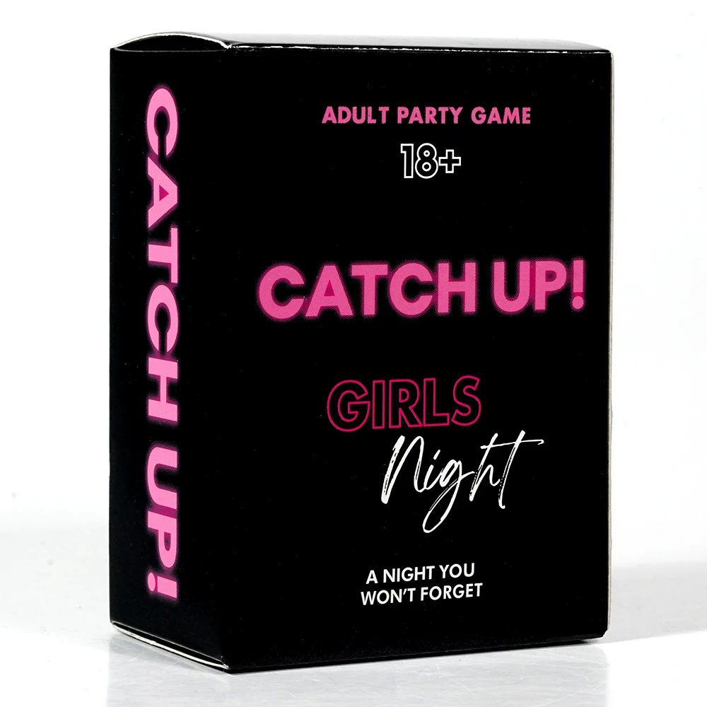 Catch Up! Card Game Girls Night 18+ Party Game Spicy Thought Provoking Conversation Starters for Fun Girls Nights Party