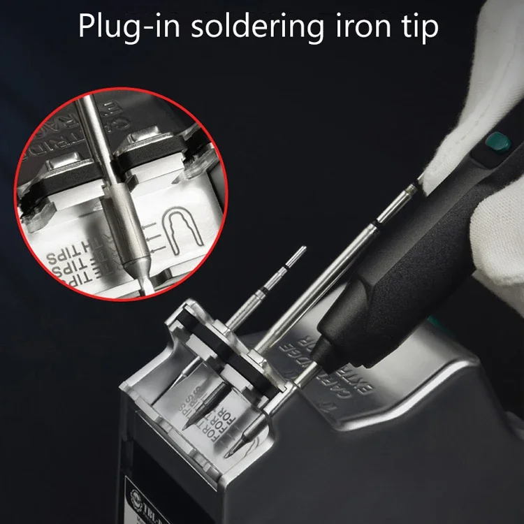 DES 68 Mini Smart Thermostatic Nano Solder Iron Digital LCD Display USB Welding Iron Dengan Auto Tidur