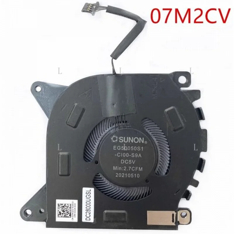 L لمروحة Dell Alienware X15 R1 02H5HD 2H5HD 07M2CV 7M2CV EG50050S1-CI00-S9A #3