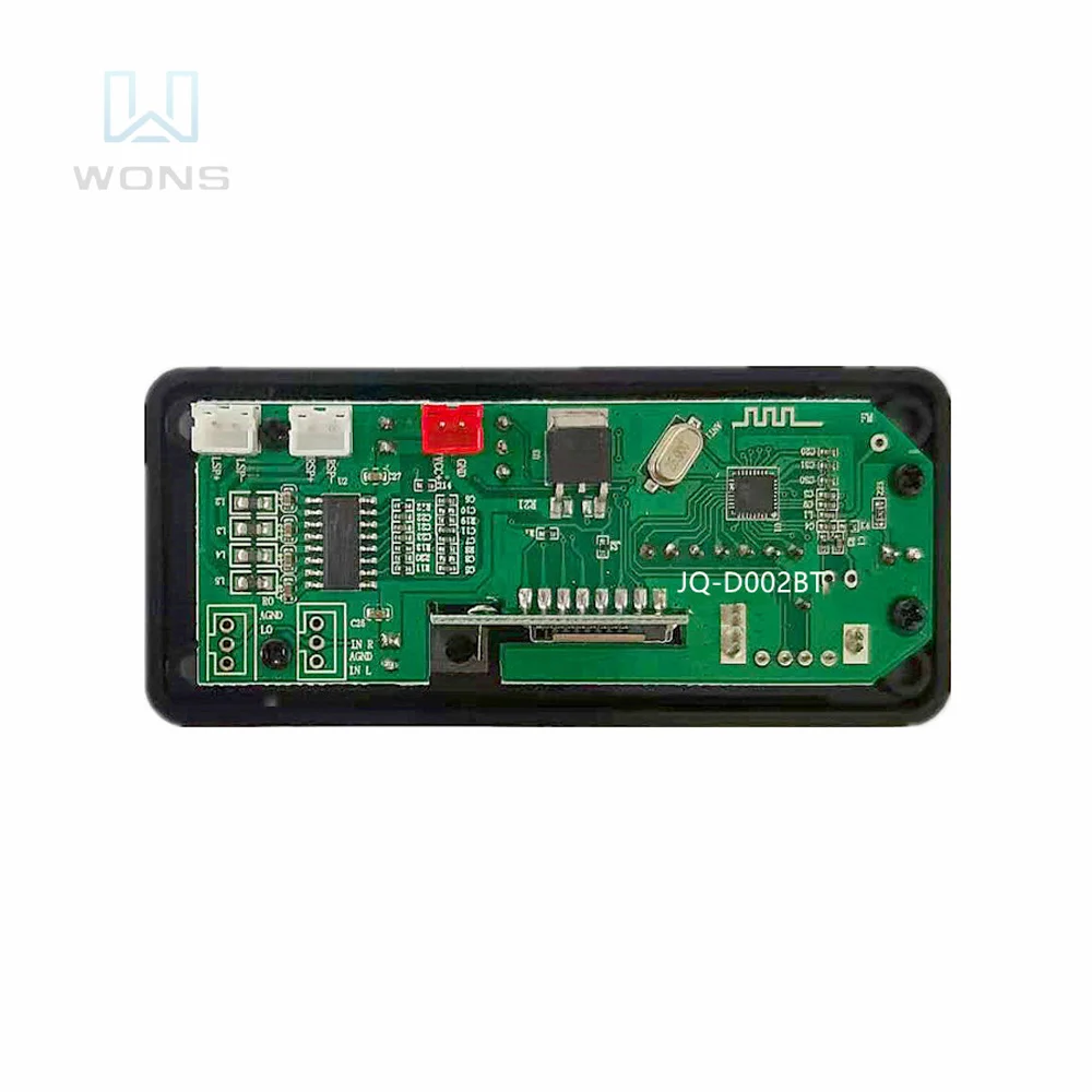 DC7-18V Big Color Screen Car Audio USB TF FM Radio Module Wireless 2*25W MP3 WMA Decoder Board MP3 Player with Remote Control