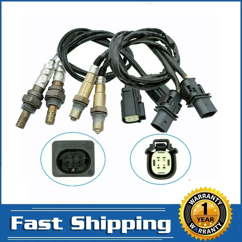 

4Pcs Upstream Air Fuel Ratio Sensor Downstream O2 Oxygen Sensor for 2013 Ford Explorer XLT V6 3.5L Turbocharged 234-5113