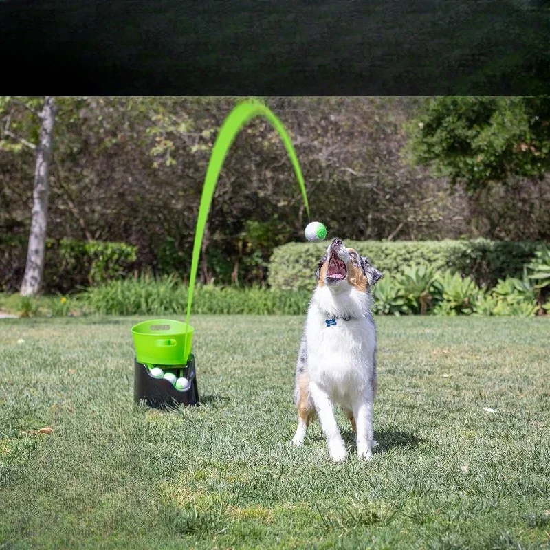 Fast shipping.Dogs With Five 2.5" Balls for Dogs 20-60 Pounds Fetch Machine Dog Ball Launcher & Automatic Ball Launcher for