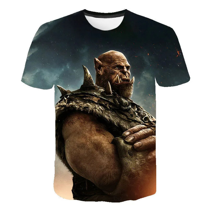 Game World Of Warcraft 3D Print T-shirt Men Women Fashion Cool Short Sleeve WOW T Shirts Harajuku Oversized Tees Tops Tshirts