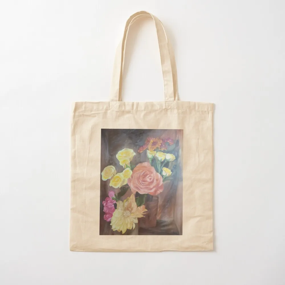 

Flower Still Life Tote Bag Handbags women Cloth bag tote bag screen handbag Canvas Tote