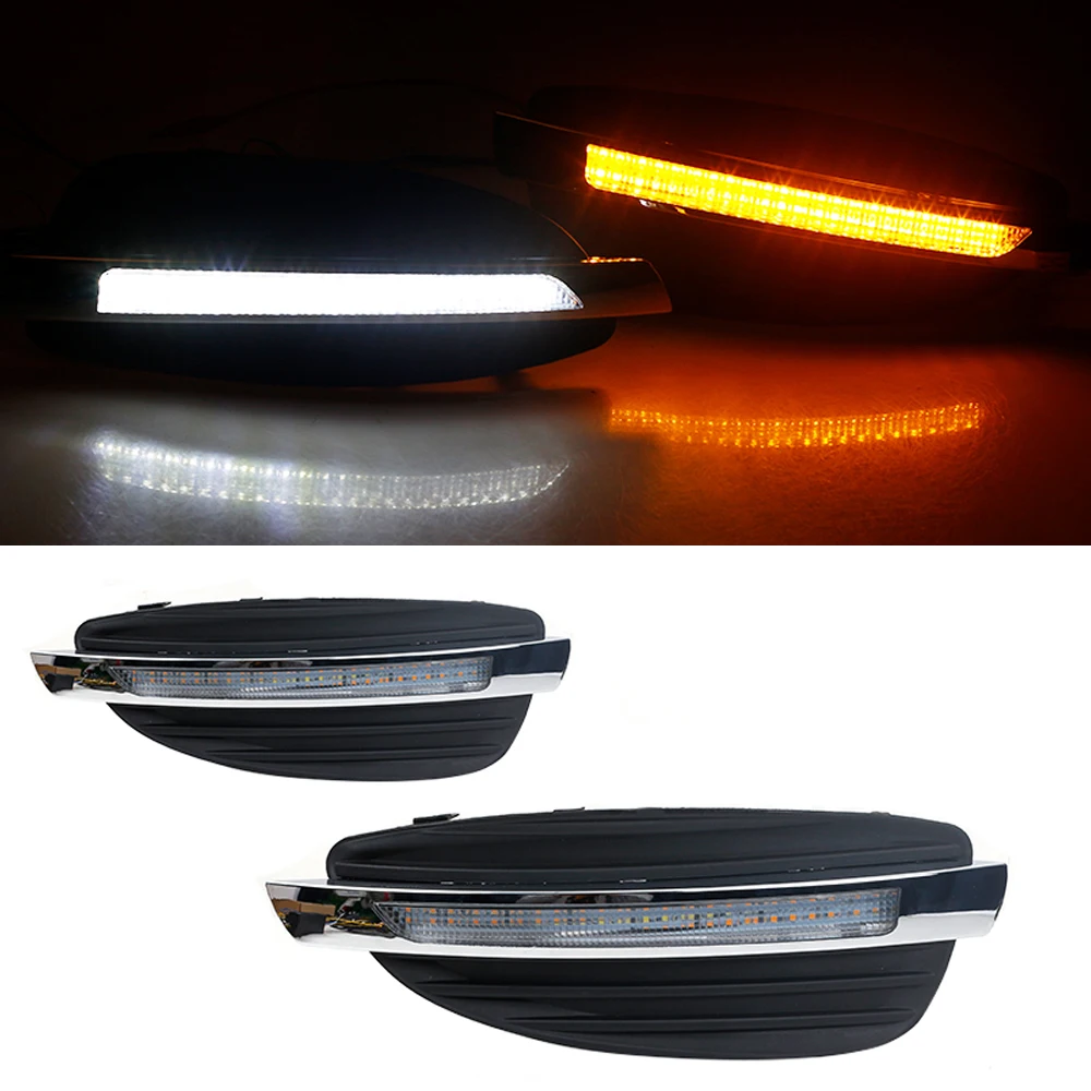 Pop 1Pair Dynamic Turn Signal LED Daytime Running Light DRL For Mercedes Benz V-Class Vito V250 V260 2016-2018