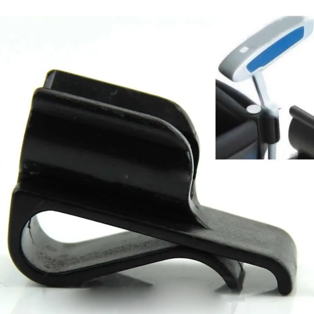 Golf Bag Putter Pocket Clamp Plastic Ball Maker Grip Attachment for Golf Club Accessories and Training